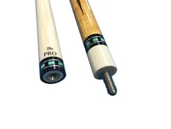 Meucci Handcrafted Billiards Pool Cue Stick PRO Shaft Green Hard CASE