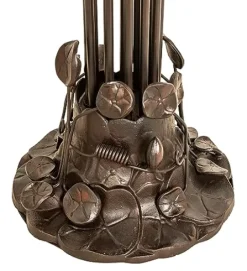 Meyda Lighting 63″ High Pond Lily 12 Light Floor Base Bronze
