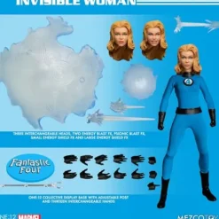 Mezco Fantastic Four One:12 Deluxe Multicoloured Action Figures Set