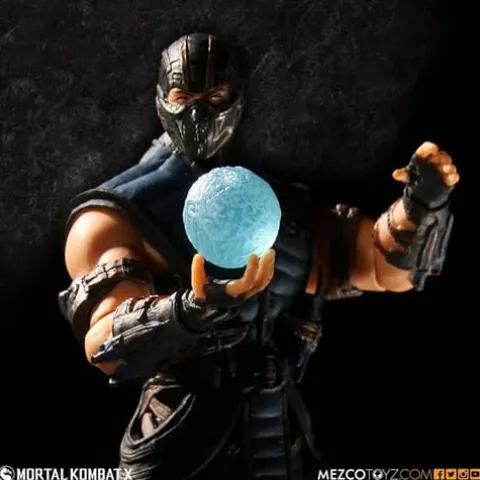 Mezco Mortal Kombat X 3.75″ Action Figure: Sub-Zero Multi-colored