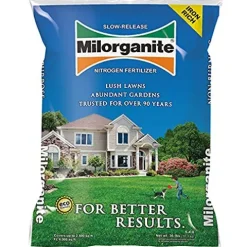 Milorganite Eco-Friendly Slow-Release Nitrogen Lawn Fertilizer 32 lbs