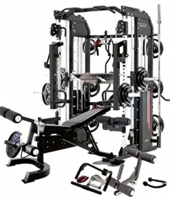 MiM USA Hercules Ex Commercial Smith Machine & Functional Trainer Black