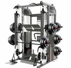 MiM USA Hercules Pro Commercial Smith Machine & Functional Trainer Black
