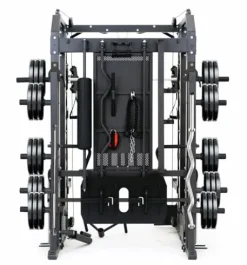 MiM USA Hercules Pro Commercial Smith Machine & Functional Trainer Black