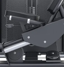 MiM USA Leg Press Hack Squat Machine Black