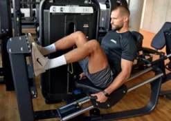 MiM USA Leg Press Hack Squat Machine Black