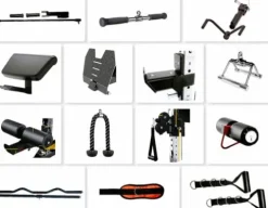 MiM USA Pro Master 1001 Smith Machine & Functional Trainer Home Gym Black