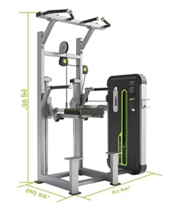 MiM USA Professional Weight Assisted Chin and Dip Machine Pearl