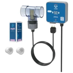 Mineral Lion Pool Ionizer by ClearBlue Ionizer (40,000 Gallon) Gray