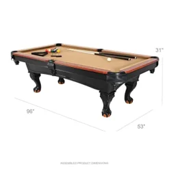 Minnesota Fats Covington Billiard Table Camel Felt