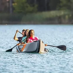 MIOBER Adventure and Fishing Kayaking Inflatable Boat Casual Bags and Kayak Black