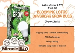 Miracle LED Craft Blooming Lotus Full Spectrum Multi-Plant Grow Light Bulb 150W Replacement (36-Pack)