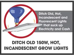 Miracle LED Under The Canopy Indoor Grow Light Kit 150W Replacement Red Spectrum