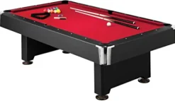 Mizerak Donovan II 8’ Billiard Table Black/Red