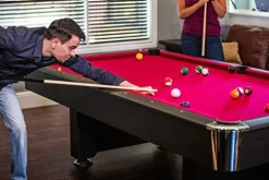 Mizerak Donovan II 8’ Billiard Table Black/Red