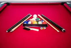 Mizerak Donovan II 8’ Billiard Table Black/Red