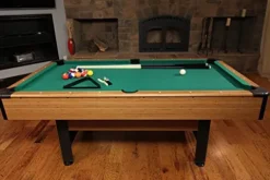 Mizerak Dynasty Space Saver 6.5′ Billiard Table Light Oak