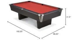 Mizerak Essex 8-Foot Billiard Table