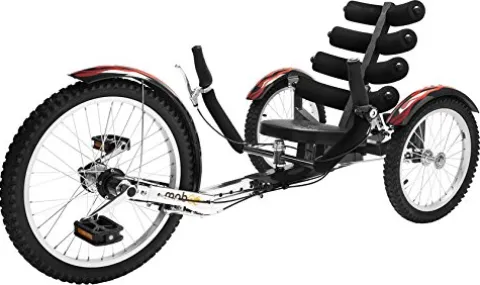 MOBO Cruiser Shift 3-Wheel Recumbent Bicycle Trike Black
