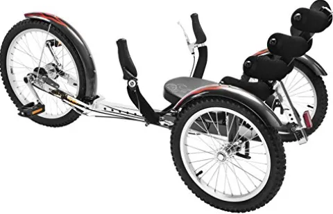 MOBO Cruiser Shift 3-Wheel Recumbent Bicycle Trike Black