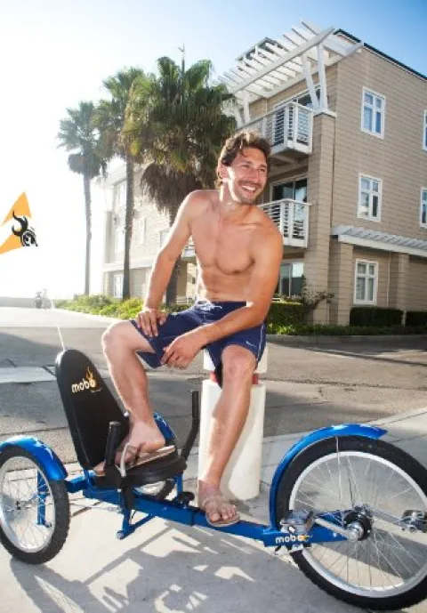 MOBO Triton Pro Adult Recumbent Trike Royal Blue