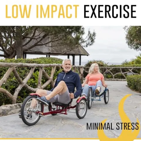 MOBO Triton Pro Adult Tricycle Recumbent Trike Cranberry