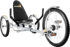 MOBO Triton Pro Recumbent Tricycle Silver