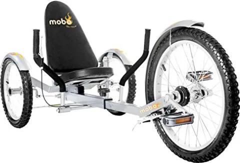 MOBO Triton Pro Recumbent Tricycle Silver