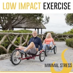 MOBO Triton Pro Recumbent Tricycle Silver