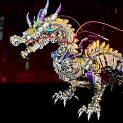 ModelForgeX DIY Mechanical Dragon Model Kit 3D 50cm Metal Punk 2030+ PCS Multicolor