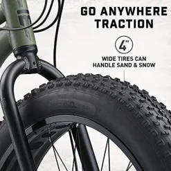 Mongoose Argus Trail Adult Fat Tire Mountain Bike Green