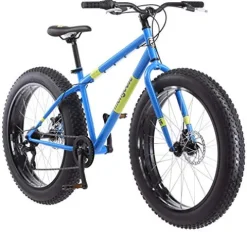 Mongoose Dolomite Fat Tire Mountain Bike 26 Inch Wheels Blue