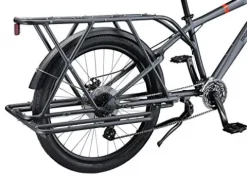 Mongoose Envoy Cargo Bike 26-Inch Grey