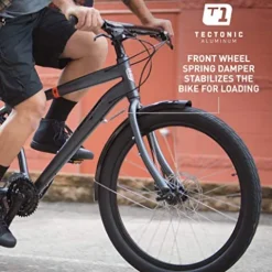 Mongoose Envoy Cargo Bike Grey 26-Inch Wheels 8-Speed Shimano Drivetrain