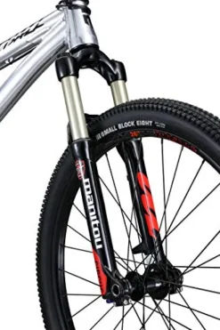 Mongoose Fireball Dirt Jump Mountain Bike 26-Inch Chrome