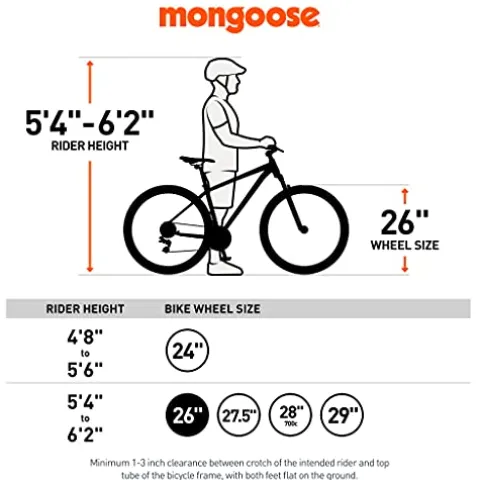 Mongoose Flatrock Womens Hardtail Mountain Bike 26-Inch Wheels 21 Speed Twist Shifters 16-Inch Lightweight Aluminum Frame Purple