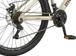 Mongoose Grafton Mountain Bike Hardtail 21-Speed Drivetrain 17-Inch Frame 26-Inch Wheels Tan