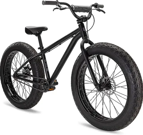 Mongoose Hooligan Fat Tire Adult BMX Bike Black