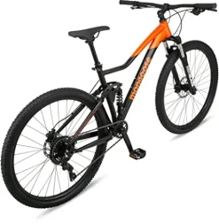 Mongoose Impasse 3.0 Dual Suspension Mountain Bike Black/Orange