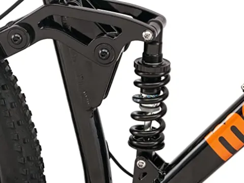 Mongoose Impasse 3.0 Dual Suspension Mountain Bike Black/Orange