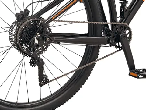 Mongoose Impasse 3.0 Dual Suspension Mountain Bike Black/Orange