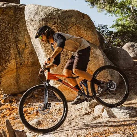 Mongoose Impasse 3.0 Dual Suspension Mountain Bike Black/Orange