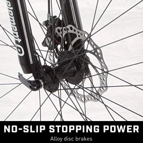 Mongoose Impasse Full Suspension Mountain Bike 18-Inch Aluminum Frame 29-Inch Wheels Silver