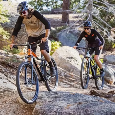 Mongoose Impasse HD Mountain Bike Aluminum Frame Twist Shifters 29-Inch Wheels Charcoal