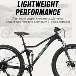 Mongoose Impasse Mountain Bike Matte Black