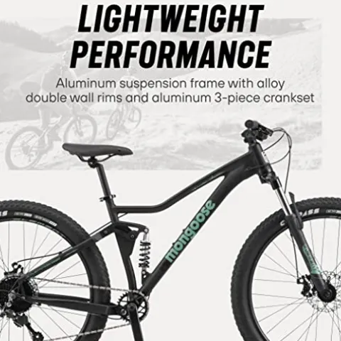 Mongoose Impasse Mountain Bike Matte Black