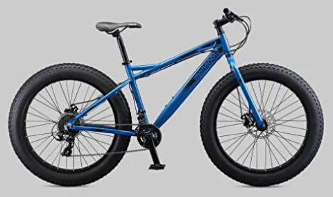 Mongoose Juneau Fat Tire Mountain Bike Blue