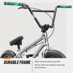 Mongoose Legion L500 Freestyle BMX Bike 20-Inch Silver