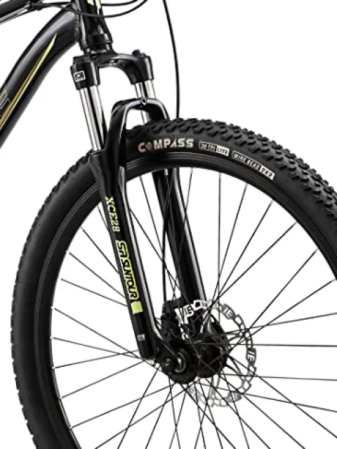Mongoose Montana Sport Mountain Bike 21-Speed 27.5-Inch Wheels 15-Inch Frame Black