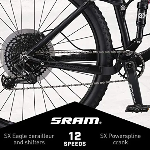 Mongoose Salvo Comp Adult Mountain Bike 29-inch 12-Speed Black